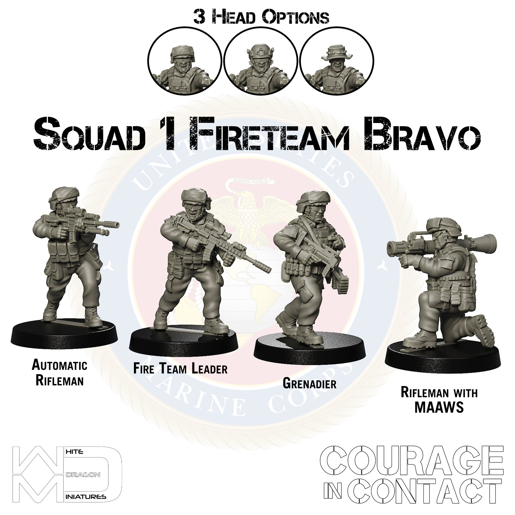 Squad 1 Fireteam Bravo - US Marines