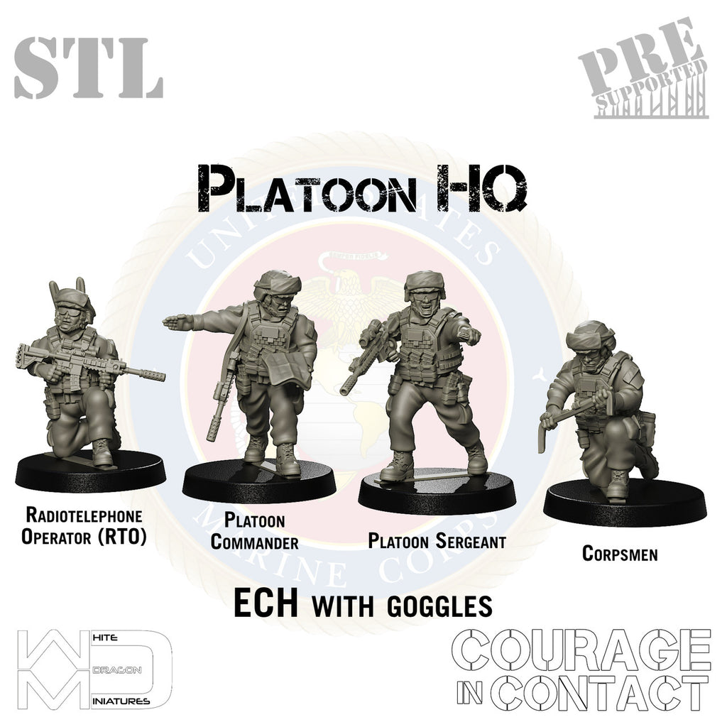 Platoon HQ - US Marines - STL