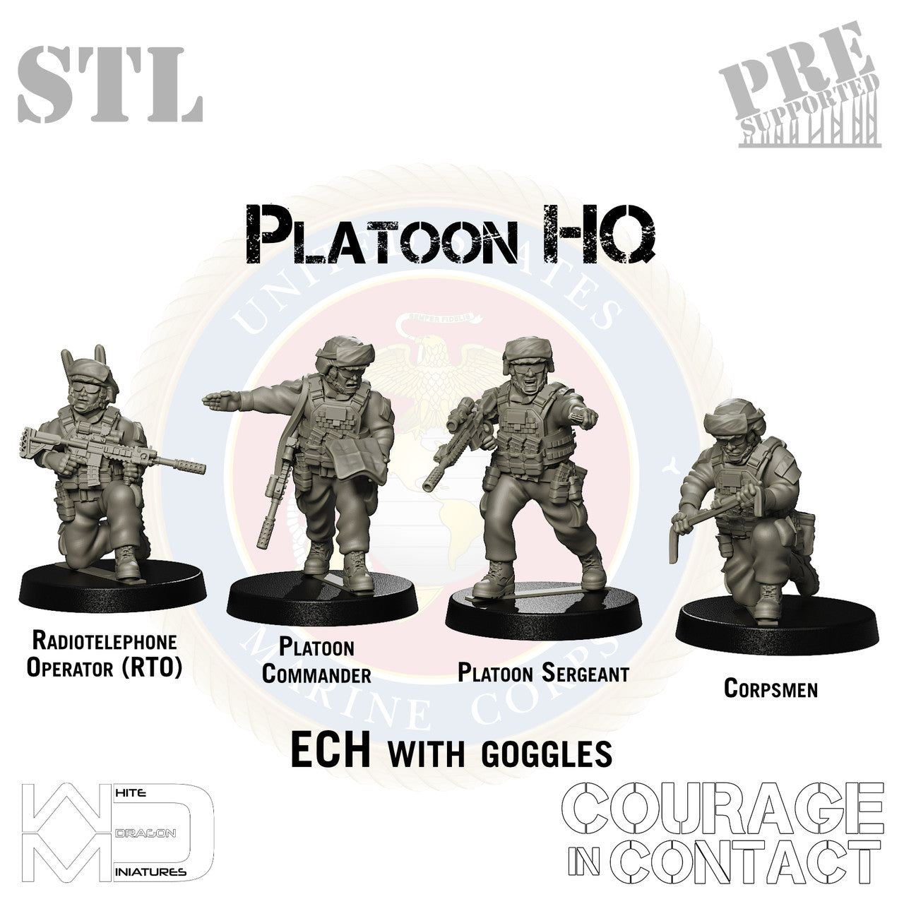 Platoon HQ - US Marines - STL