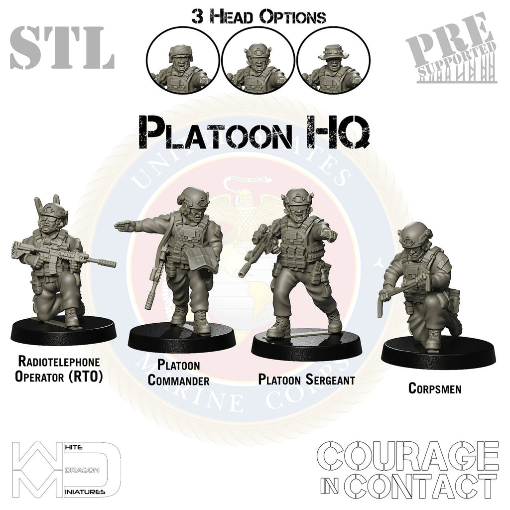 Platoon HQ - US Marines - STL