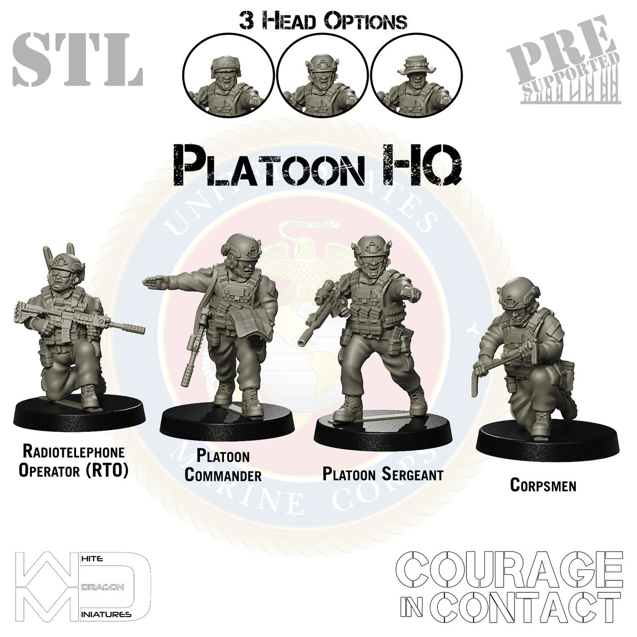 Platoon HQ - US Marines - STL