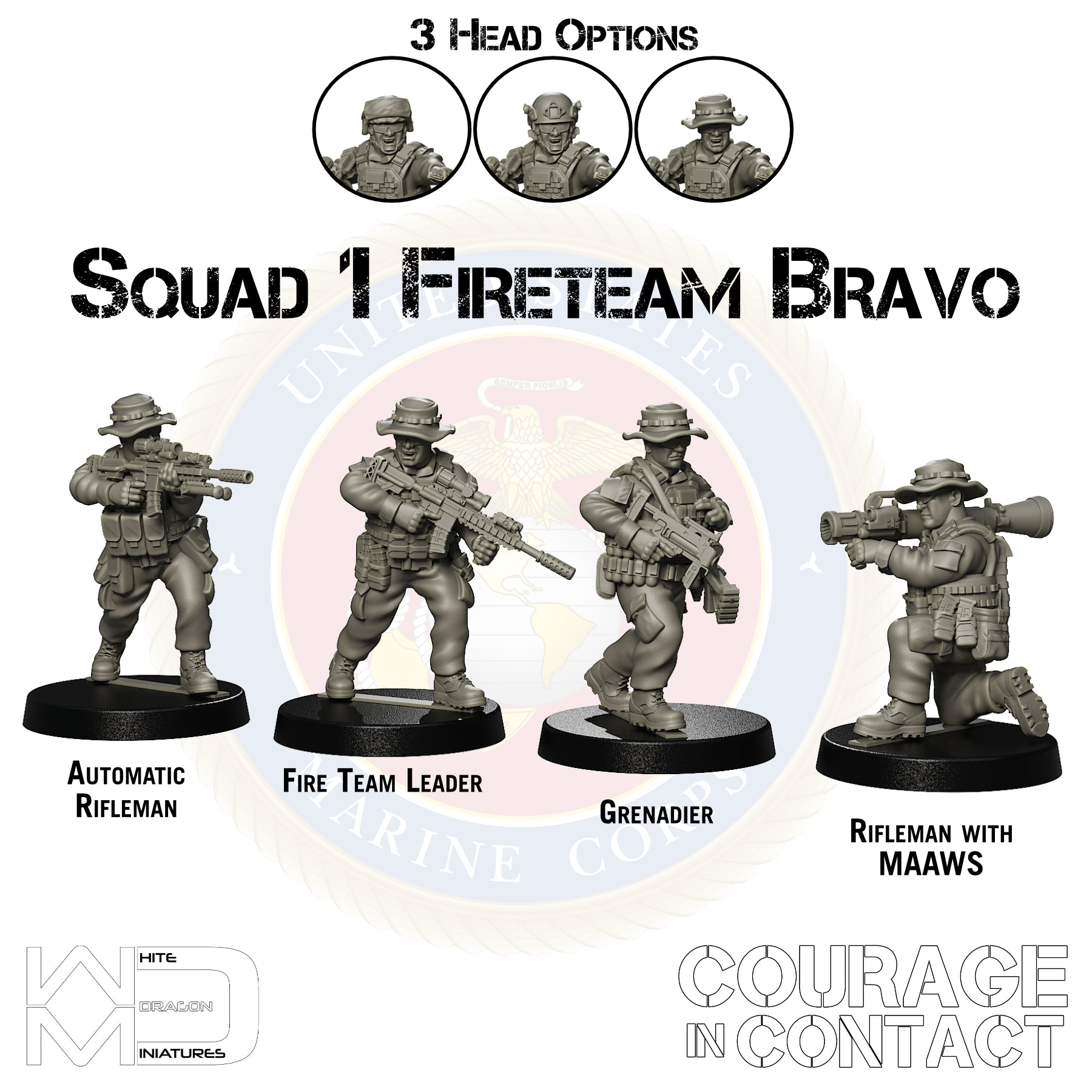 Squad 1 Fireteam Bravo - US Marines