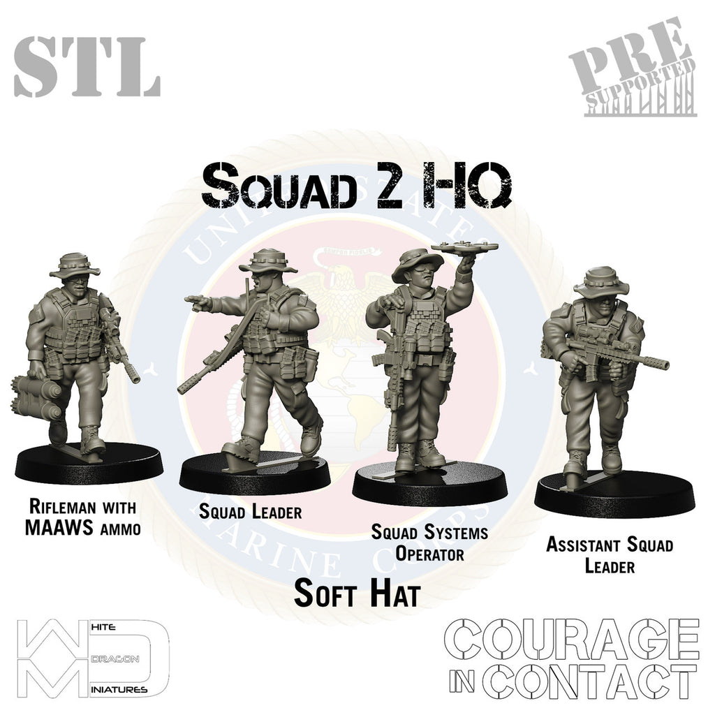 Squad 2 HQ - US Marines - STL