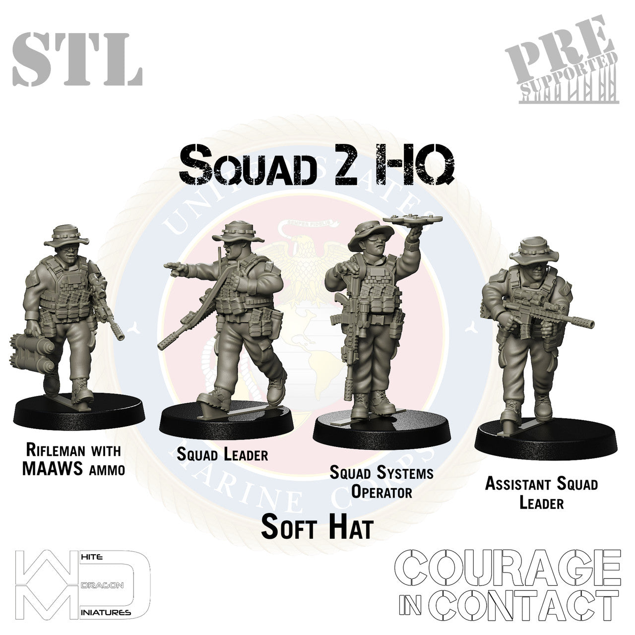 Squad 2 HQ - US Marines - STL