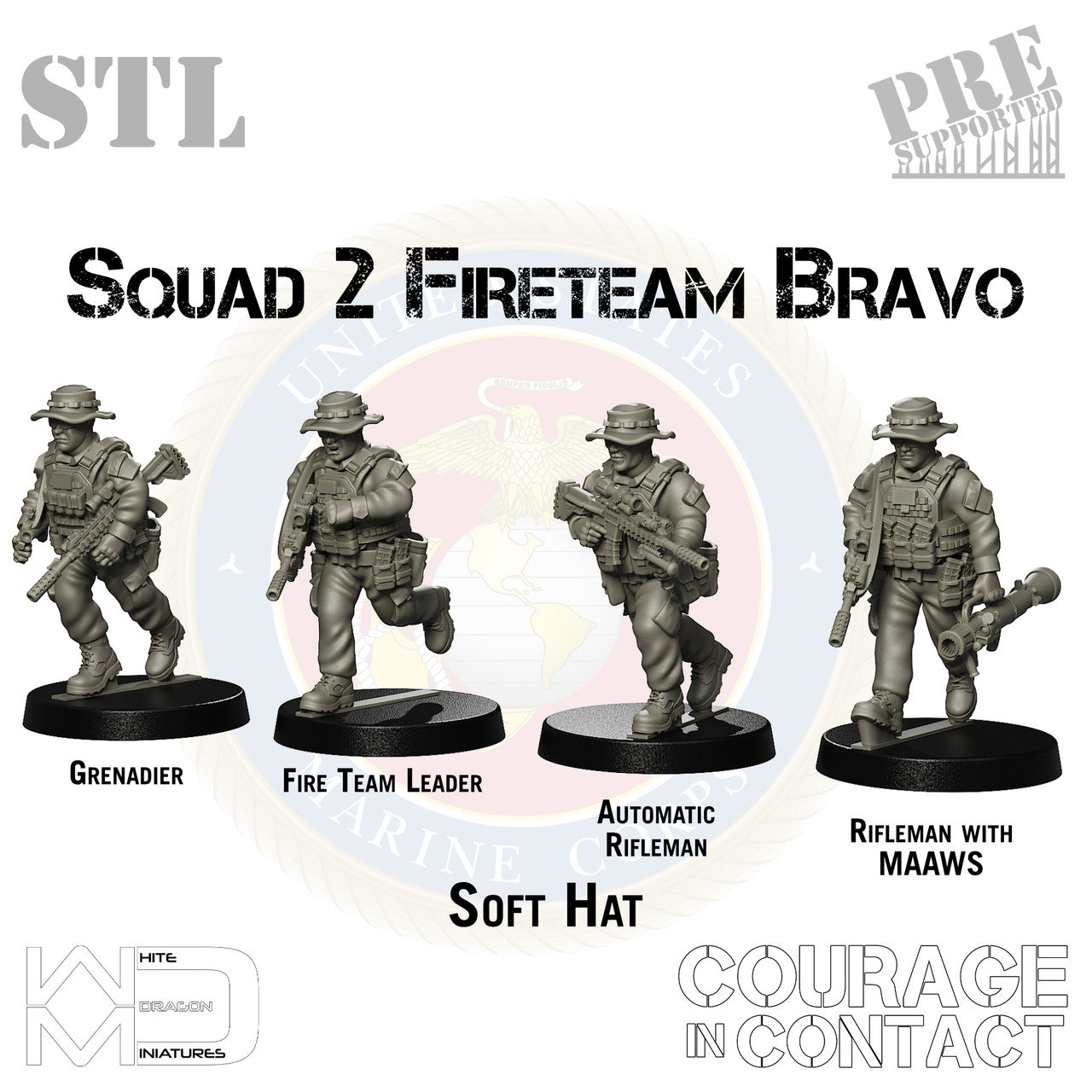 Squad 2 Fireteam Bravo - US Marines - STL