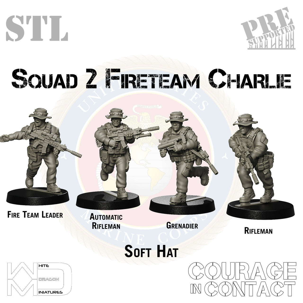 Squad 2 Fireteam Charlie - US Marines - STL