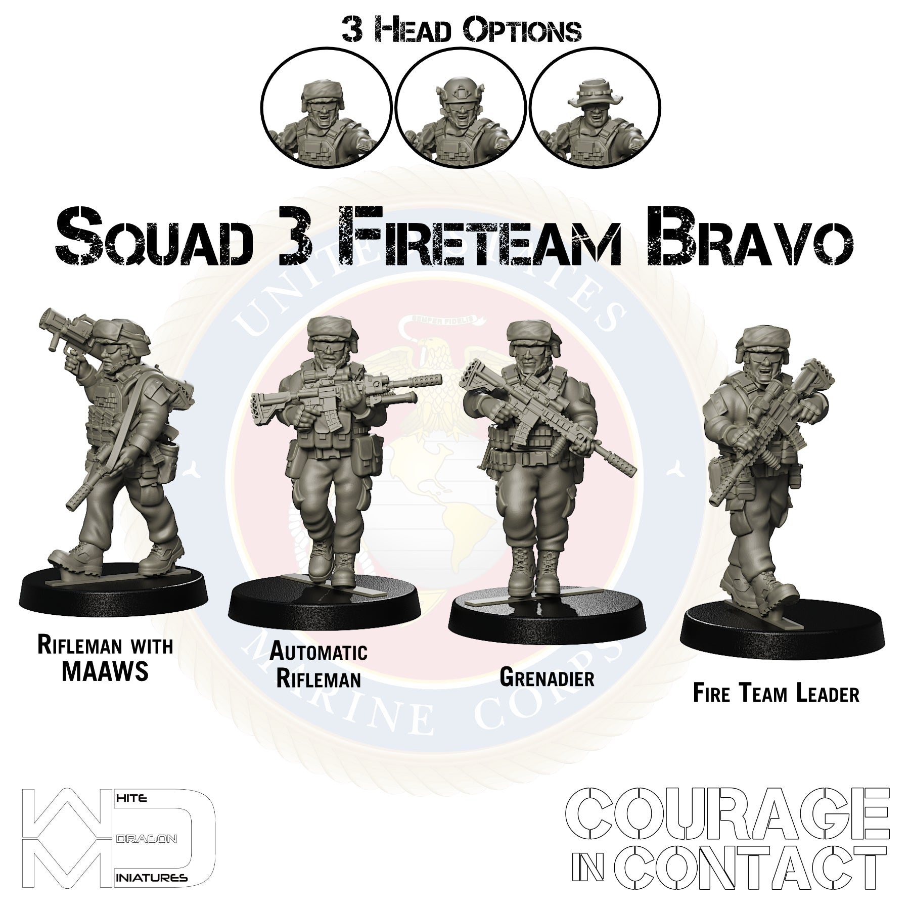 Squad 3 Fireteam Bravo - US Marines