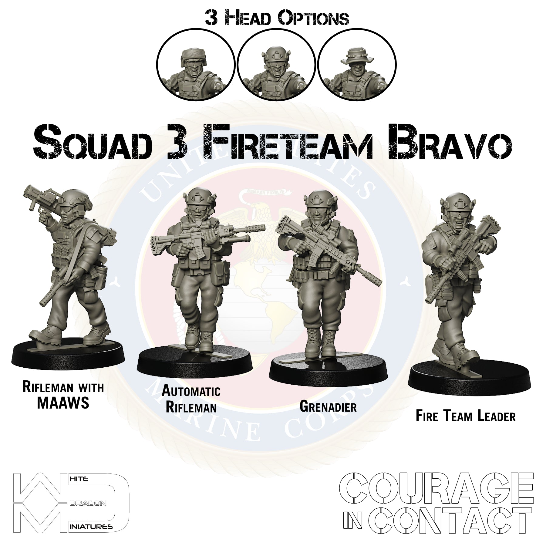 Squad 3 Fireteam Bravo - US Marines