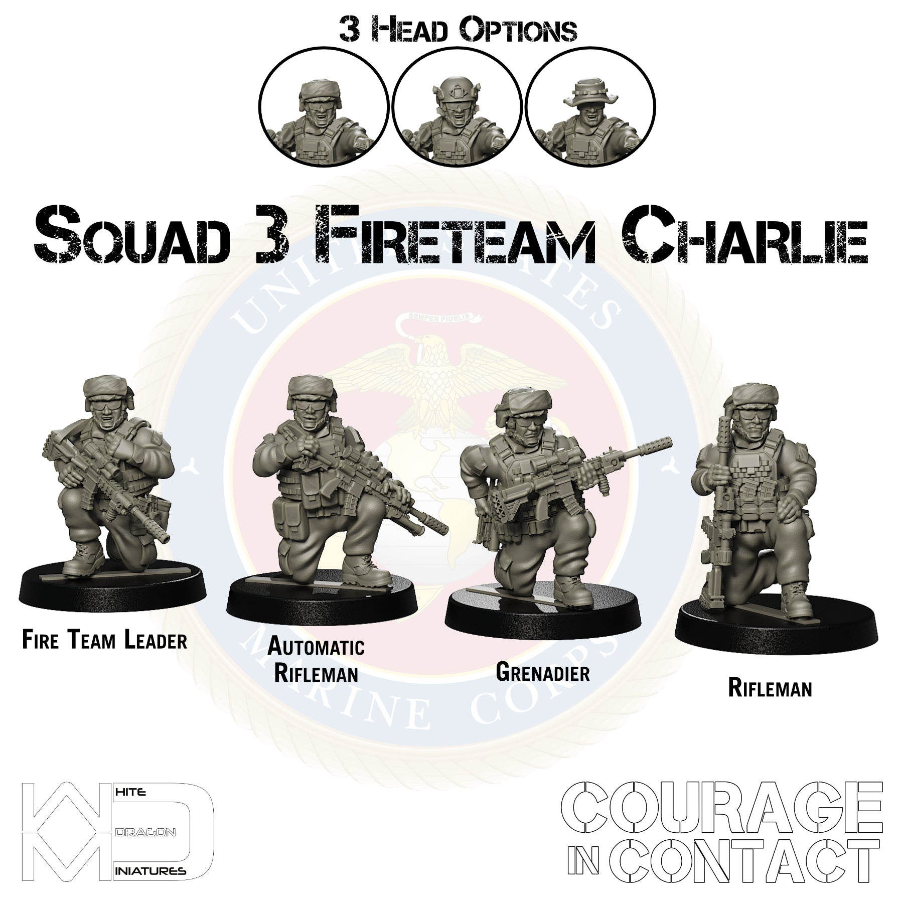 Squad 3 Fireteam Charlie - US Marines