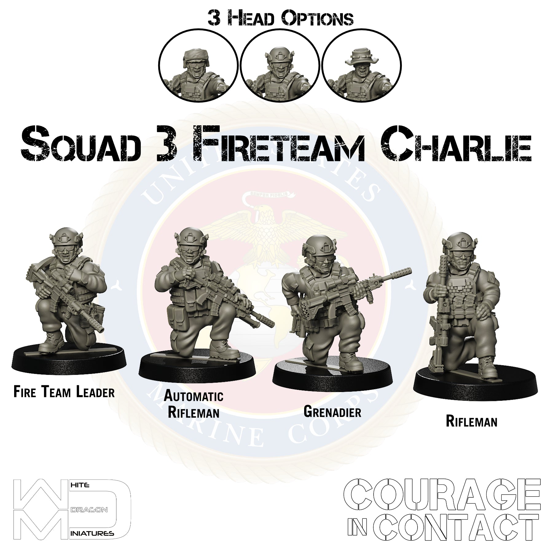 Squad 3 Fireteam Charlie - US Marines