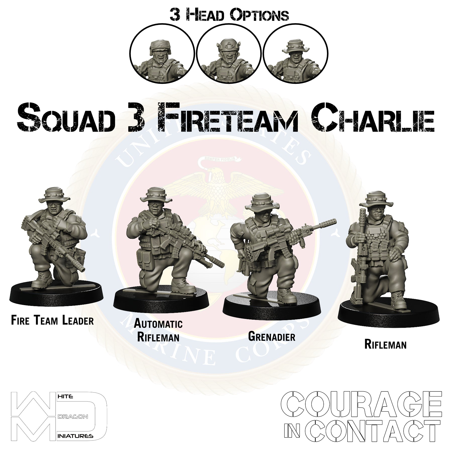 Squad 3 Fireteam Charlie - US Marines