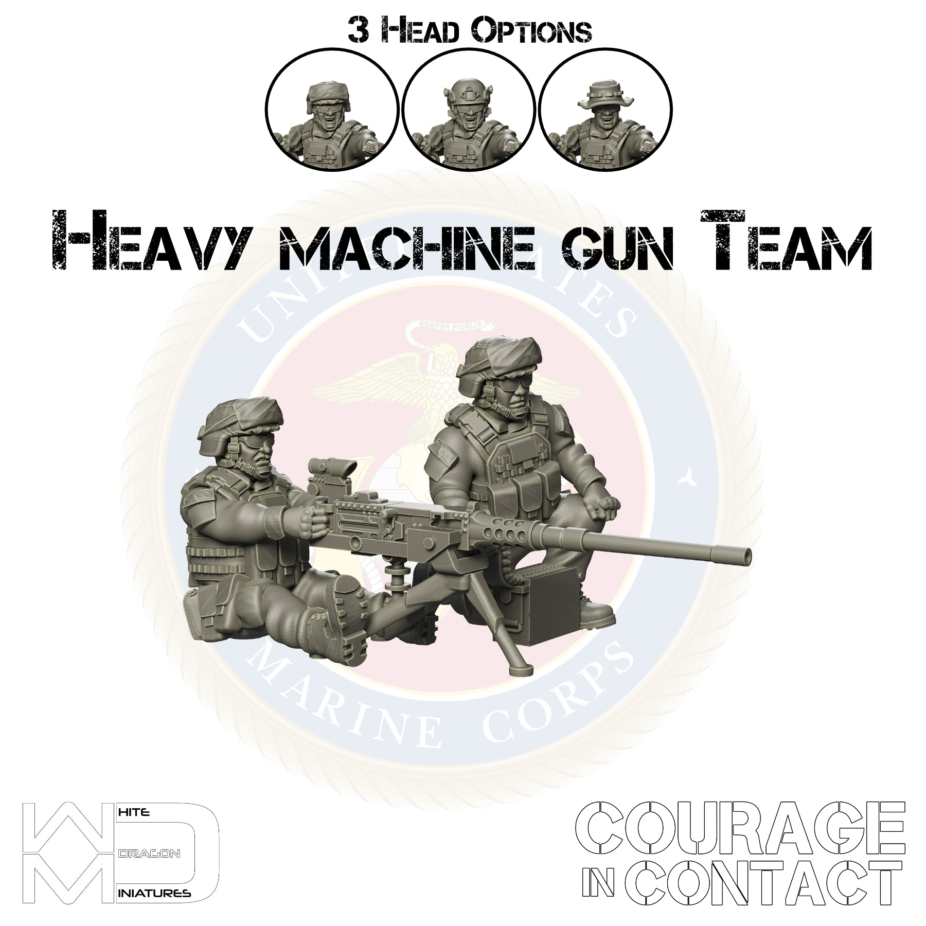 Heavy Machine Gun Team - US Marines