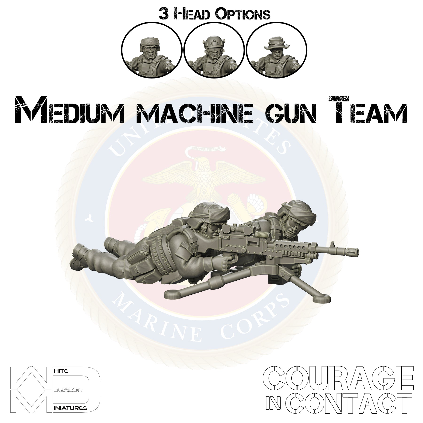Medium Machine Gun Team - US Marines