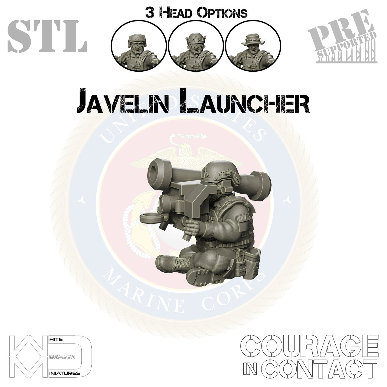 Javelin launcher - US Marines - STL