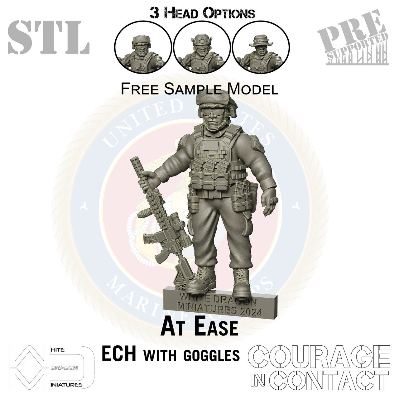 US Marines - Sample Model - STL