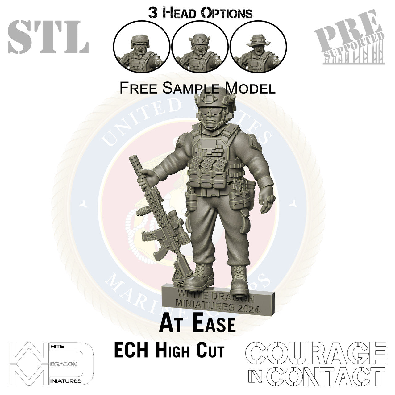 US Marines - Sample Model - STL