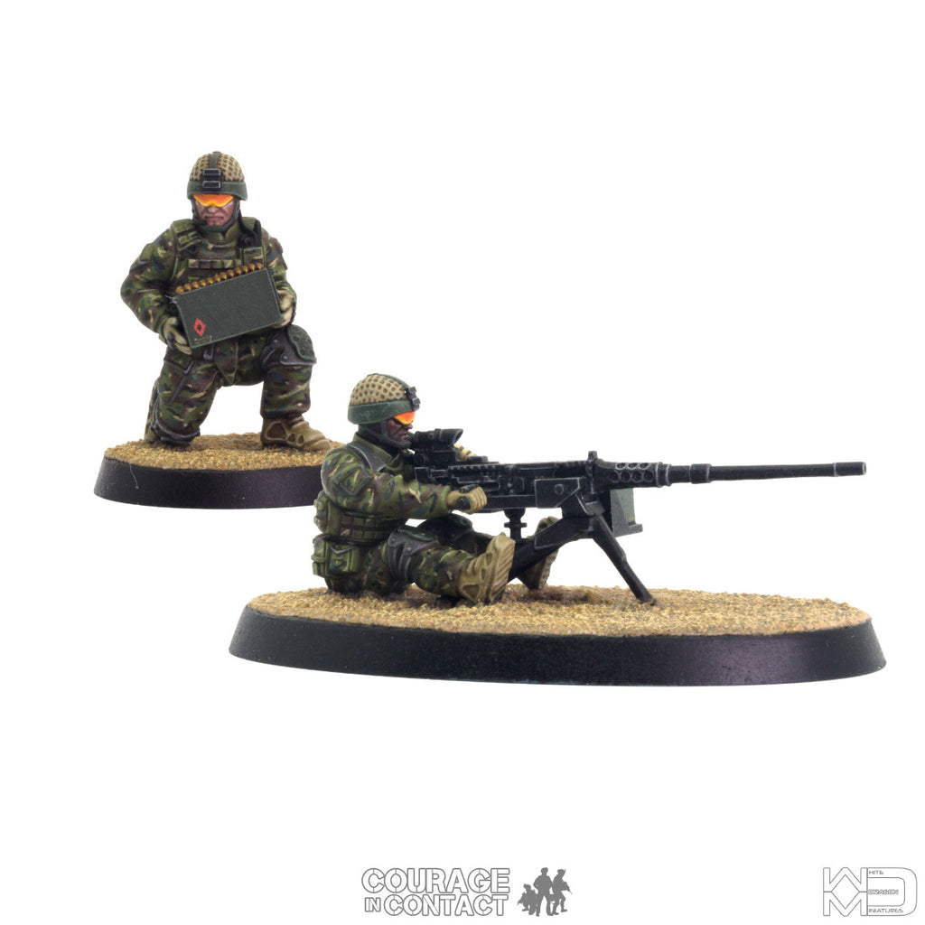 British Army -  Heavy Machine Gun Team