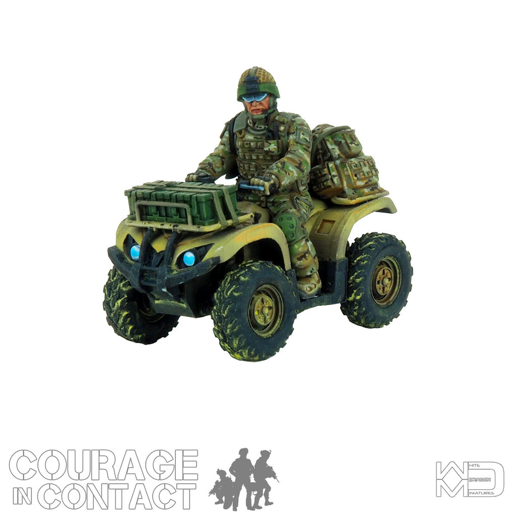 British Army -  Quadbike with Rider