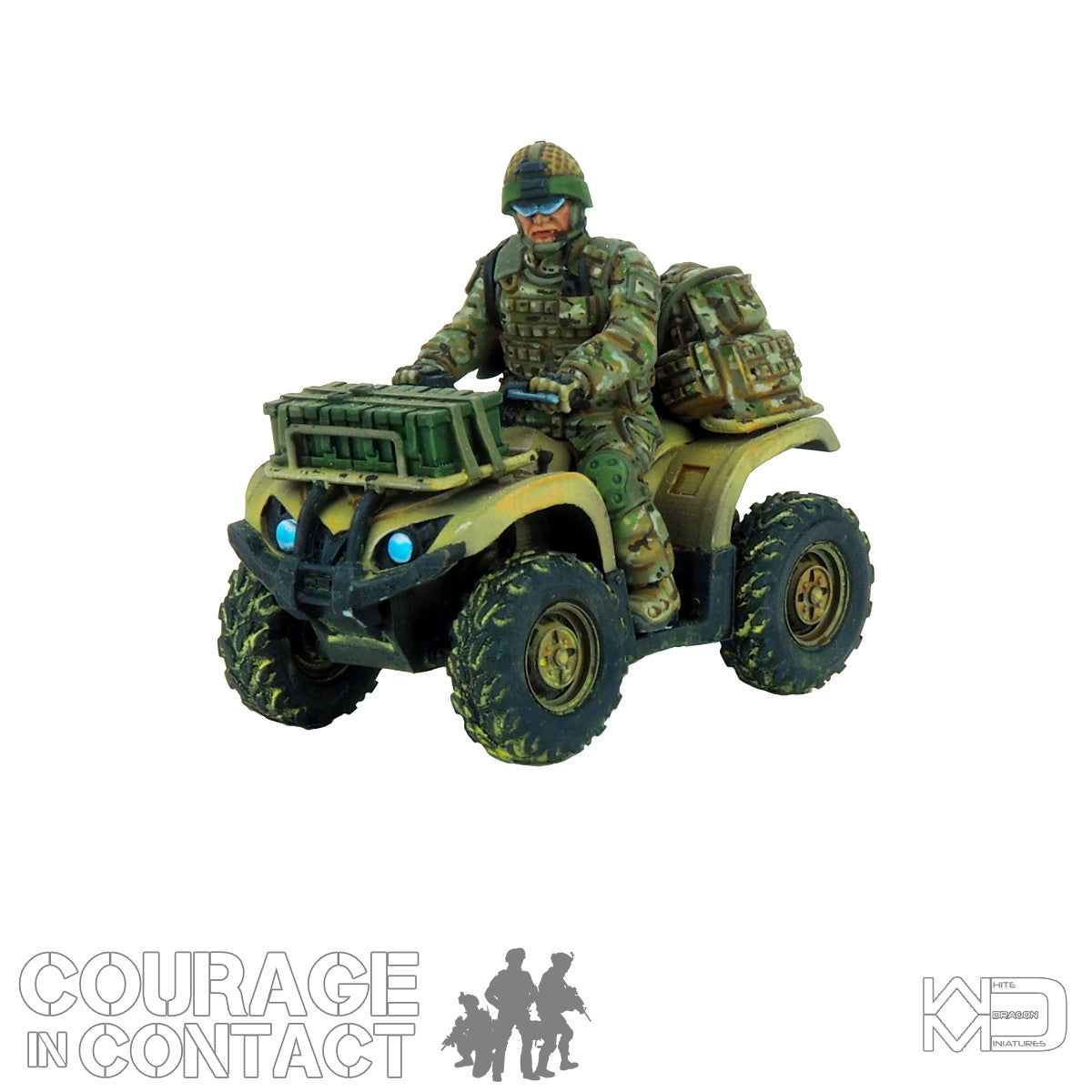 British Army -  Quadbike with Rider