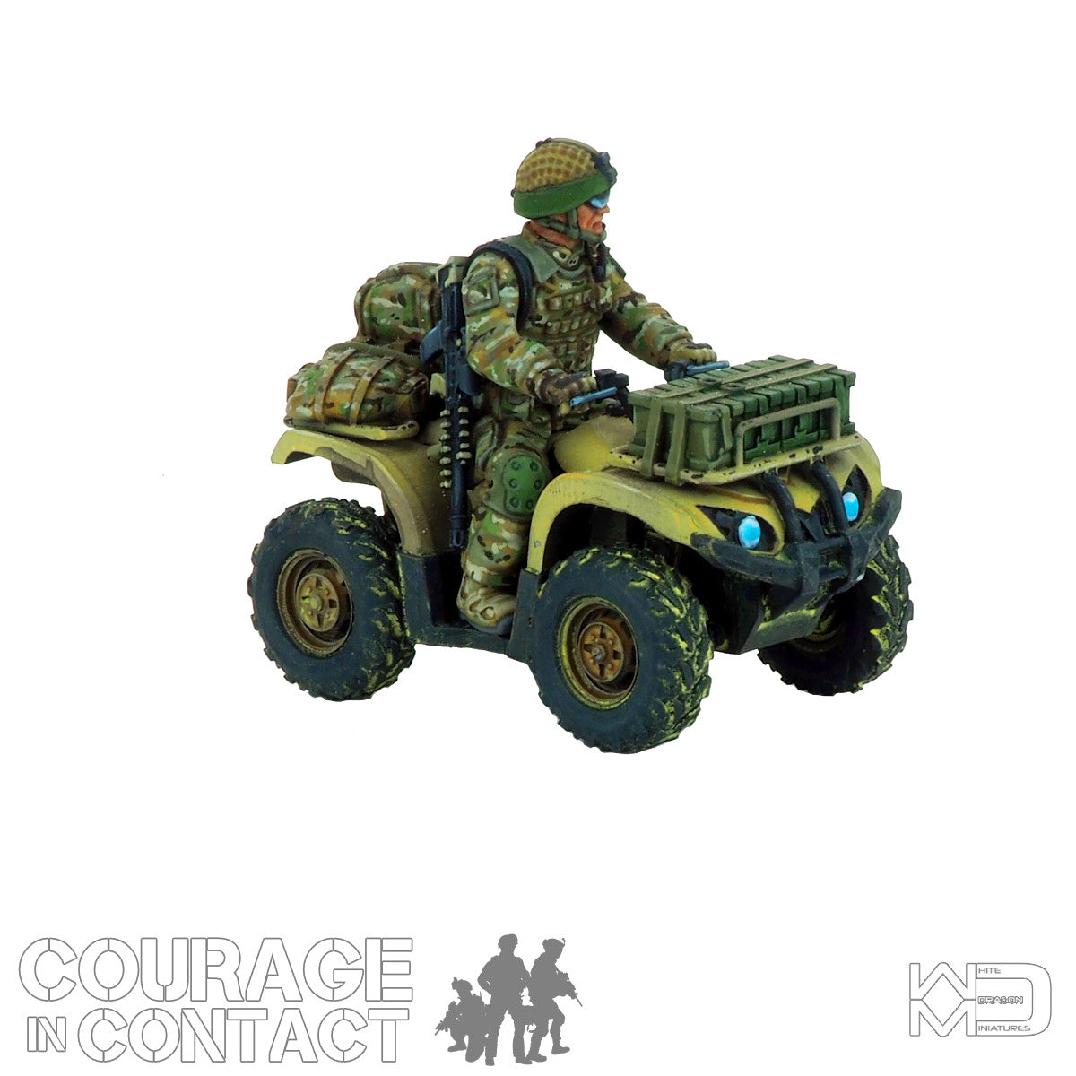 British Army -  Quadbike with Rider