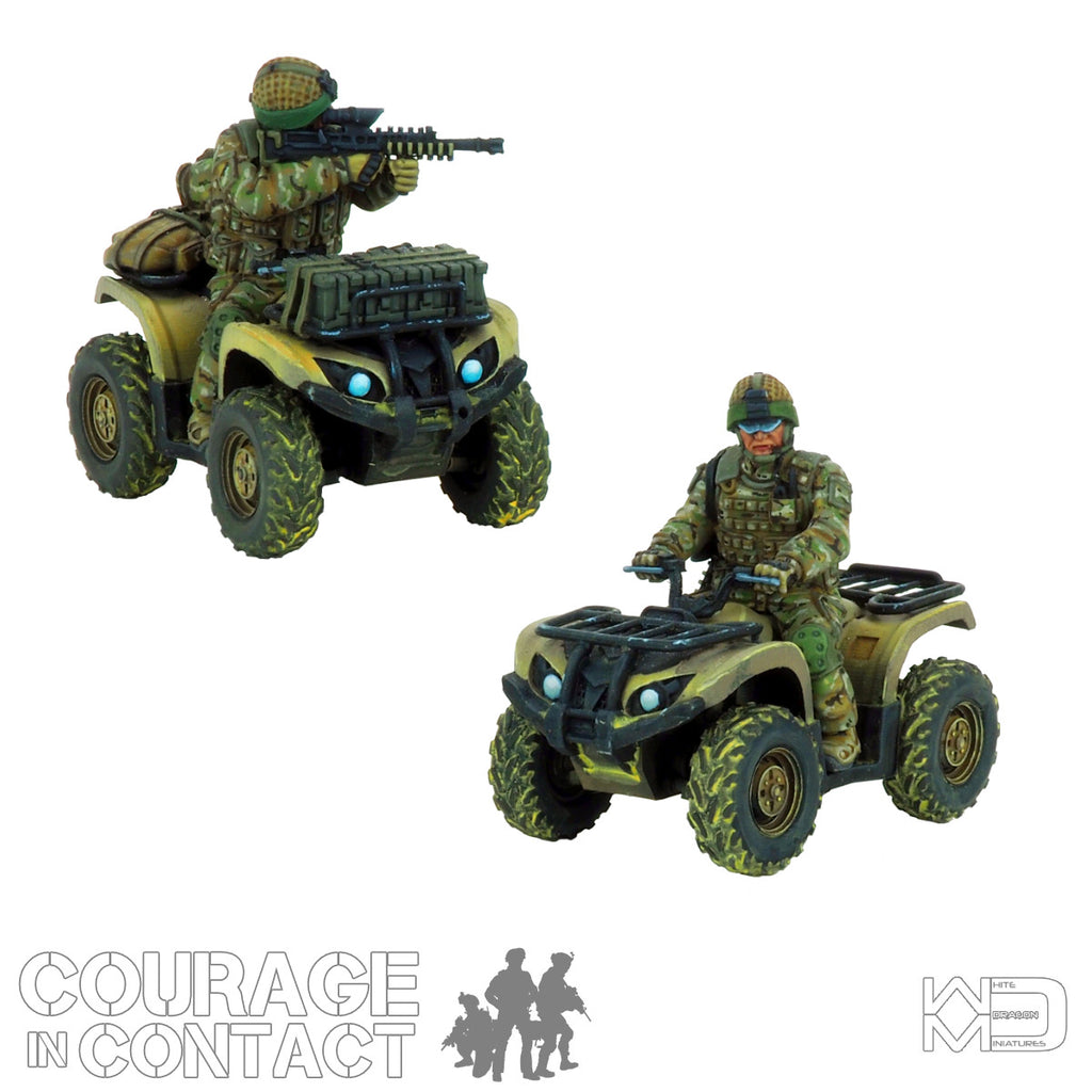 British Army -  Quadbike with Rider