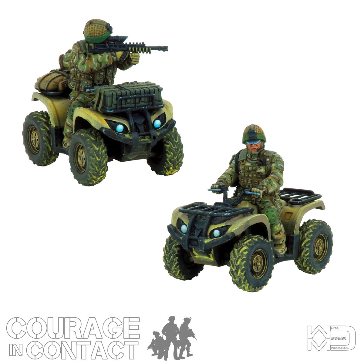 British Army -  Quadbike with Rider