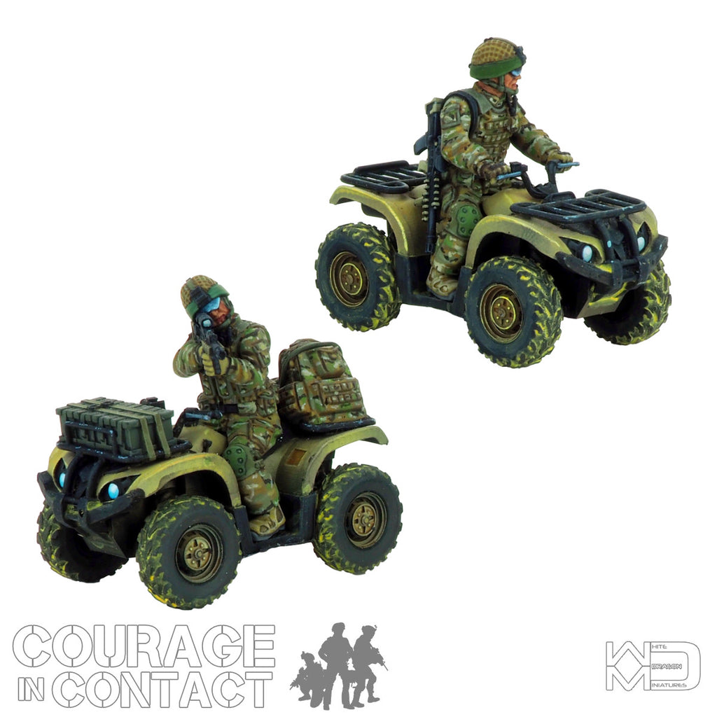 British Army -  Quadbike with Rider