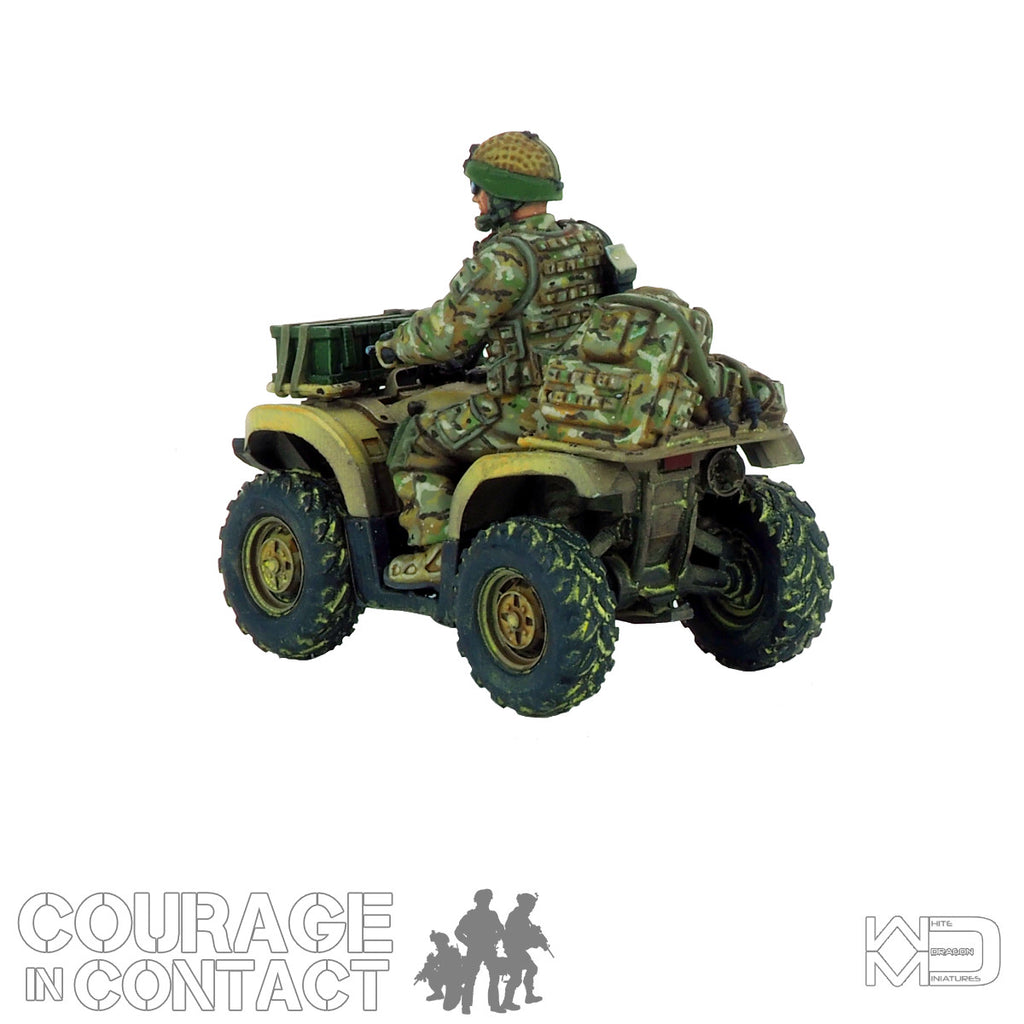 British Army -  Quadbike with Rider