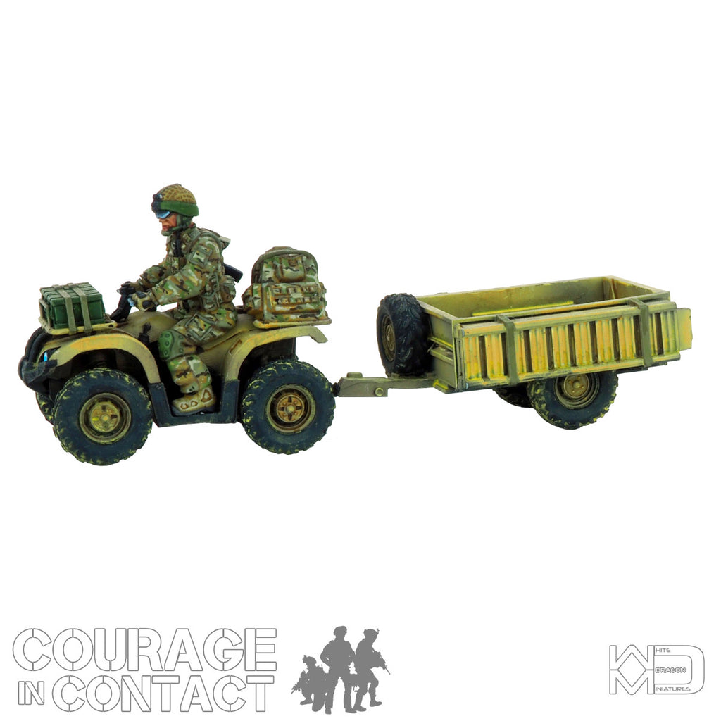 British Army -  Quadbike Trailer Empty