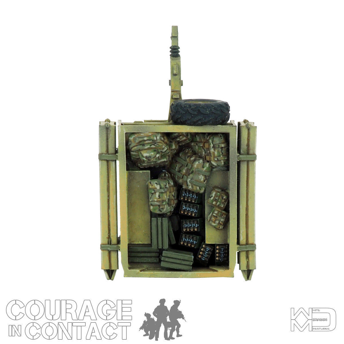 British Army -  Quadbike Trailer Full