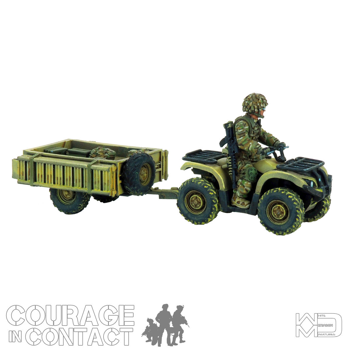 British Army -  Quadbike Trailer Full