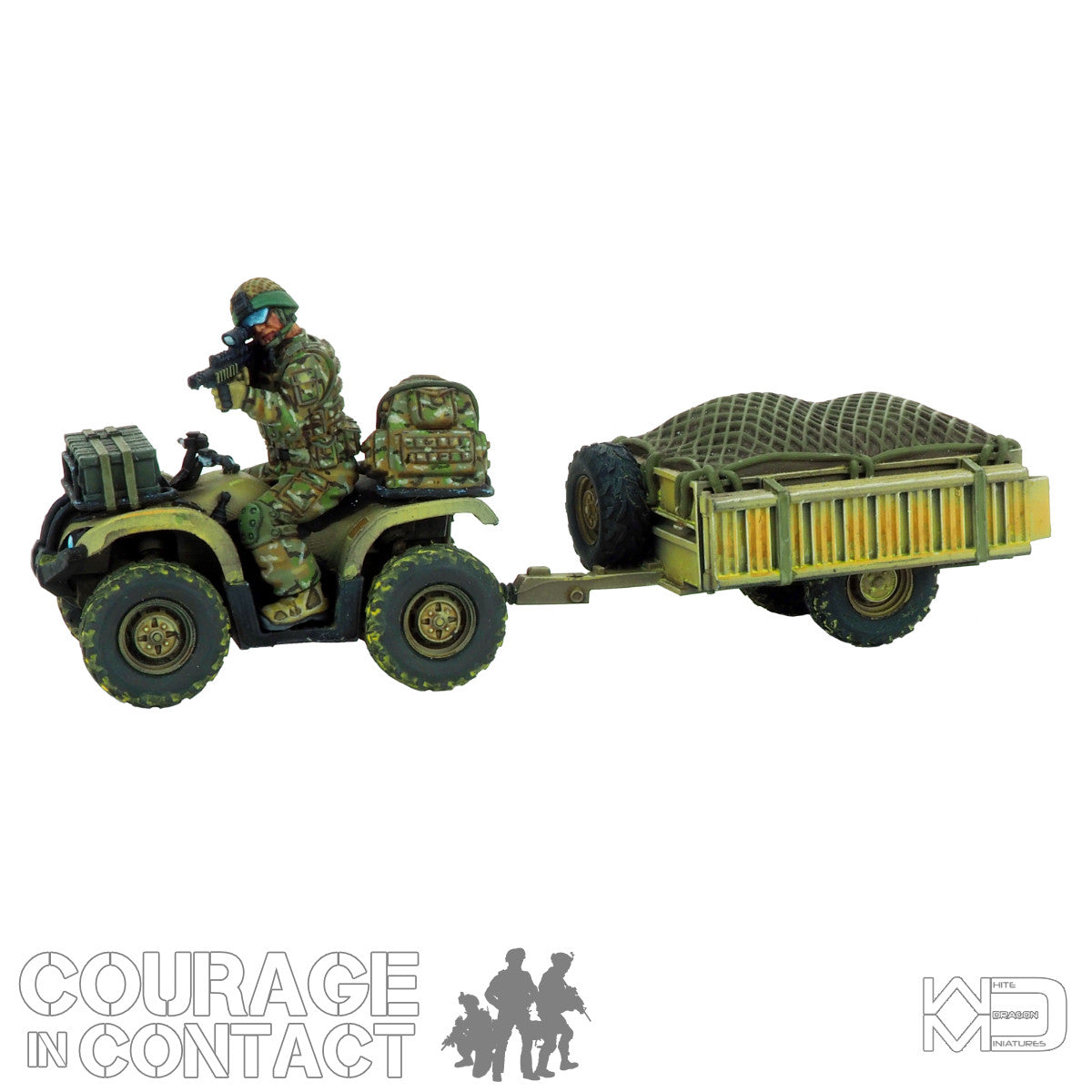 British Army -  Quadbike Trailer Netted