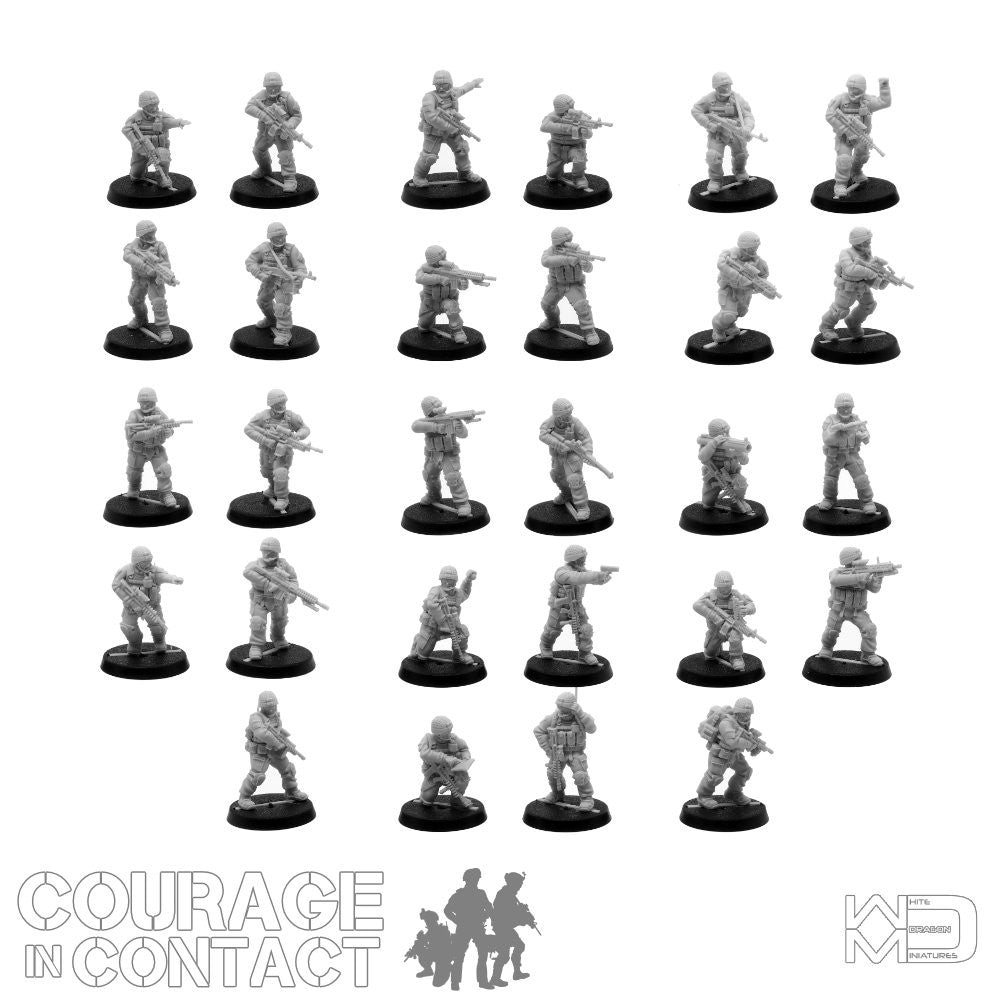 British Army -  Vehicle Dismounts Platoon Set