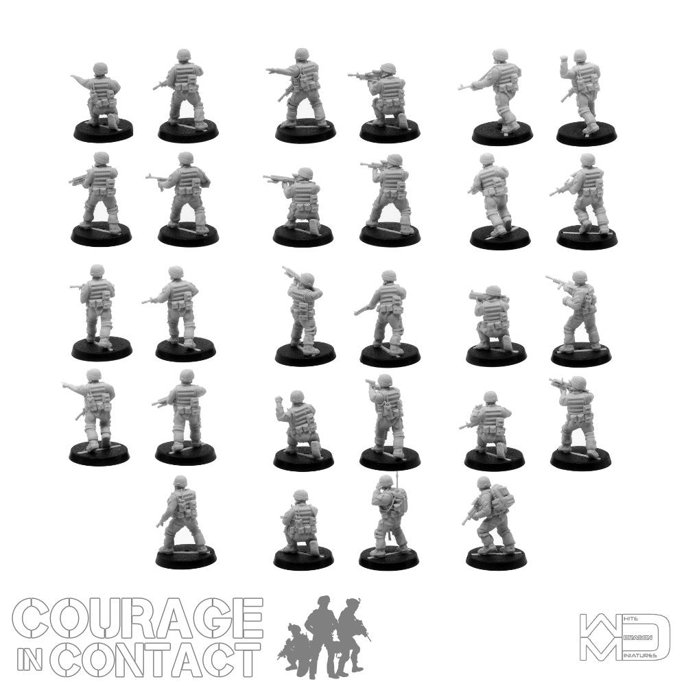 British Army -  Vehicle Dismounts Platoon Set